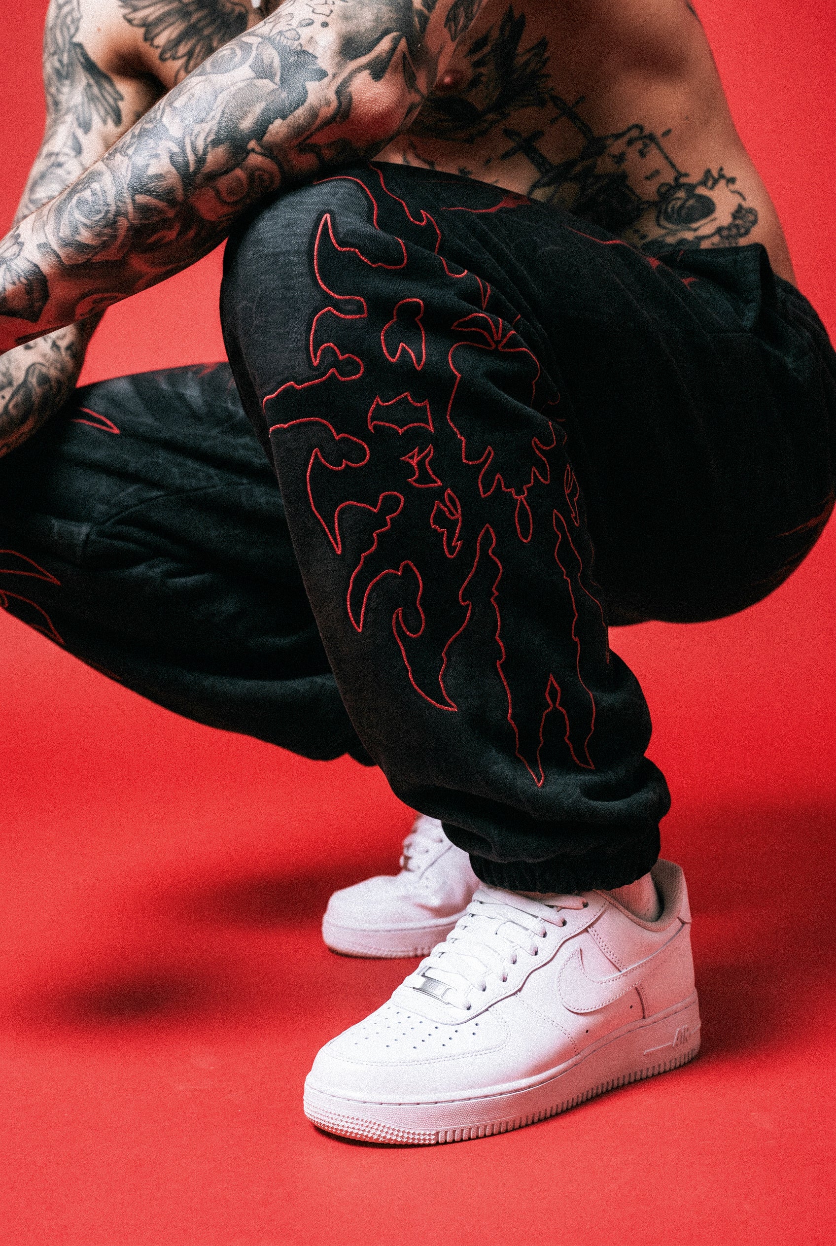 Warforged (Black) - Sweatpants (350GSM)
