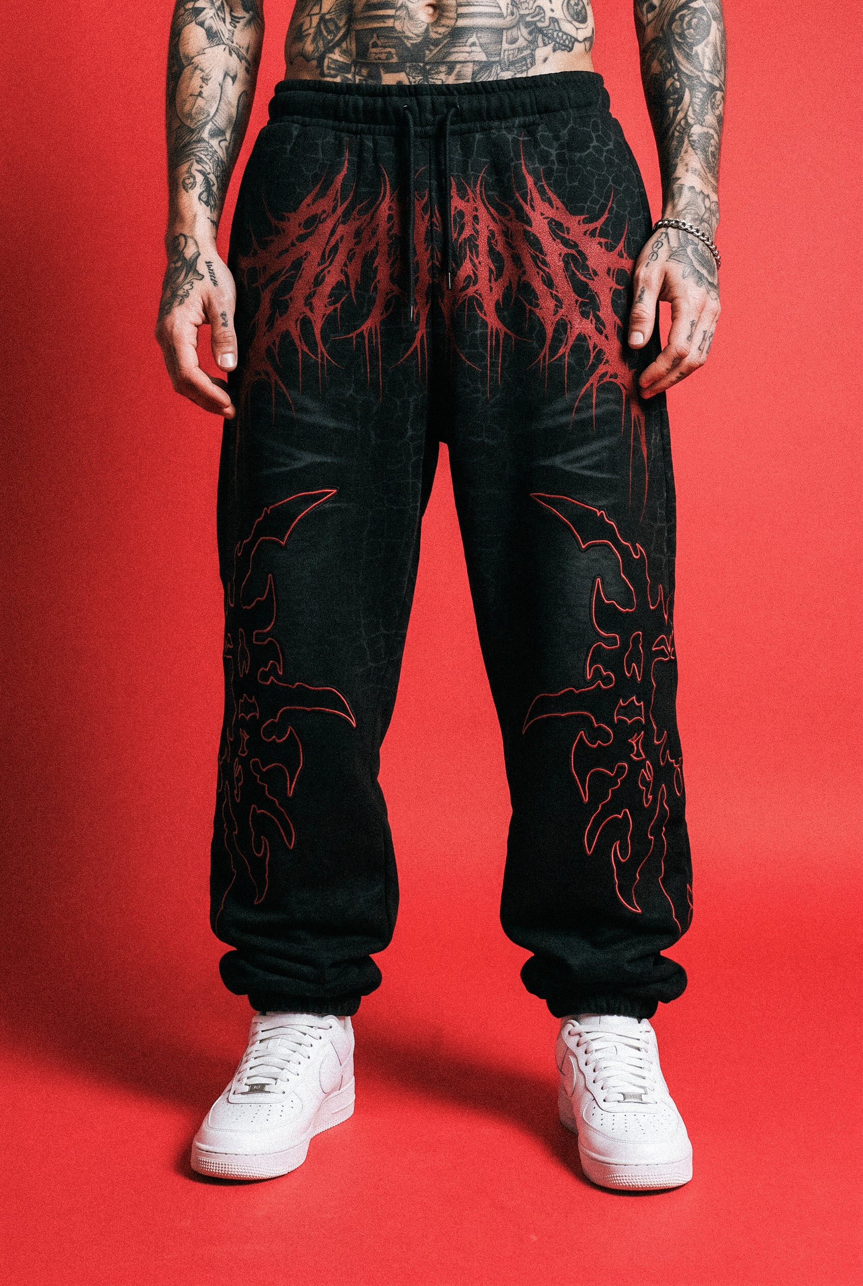 Warforged (Black) - Sweatpants (350GSM)