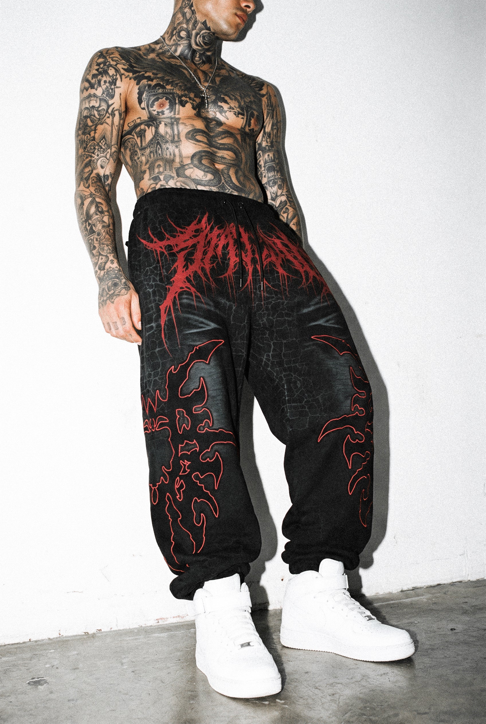 Warforged (Black) - Sweatpants (350GSM)