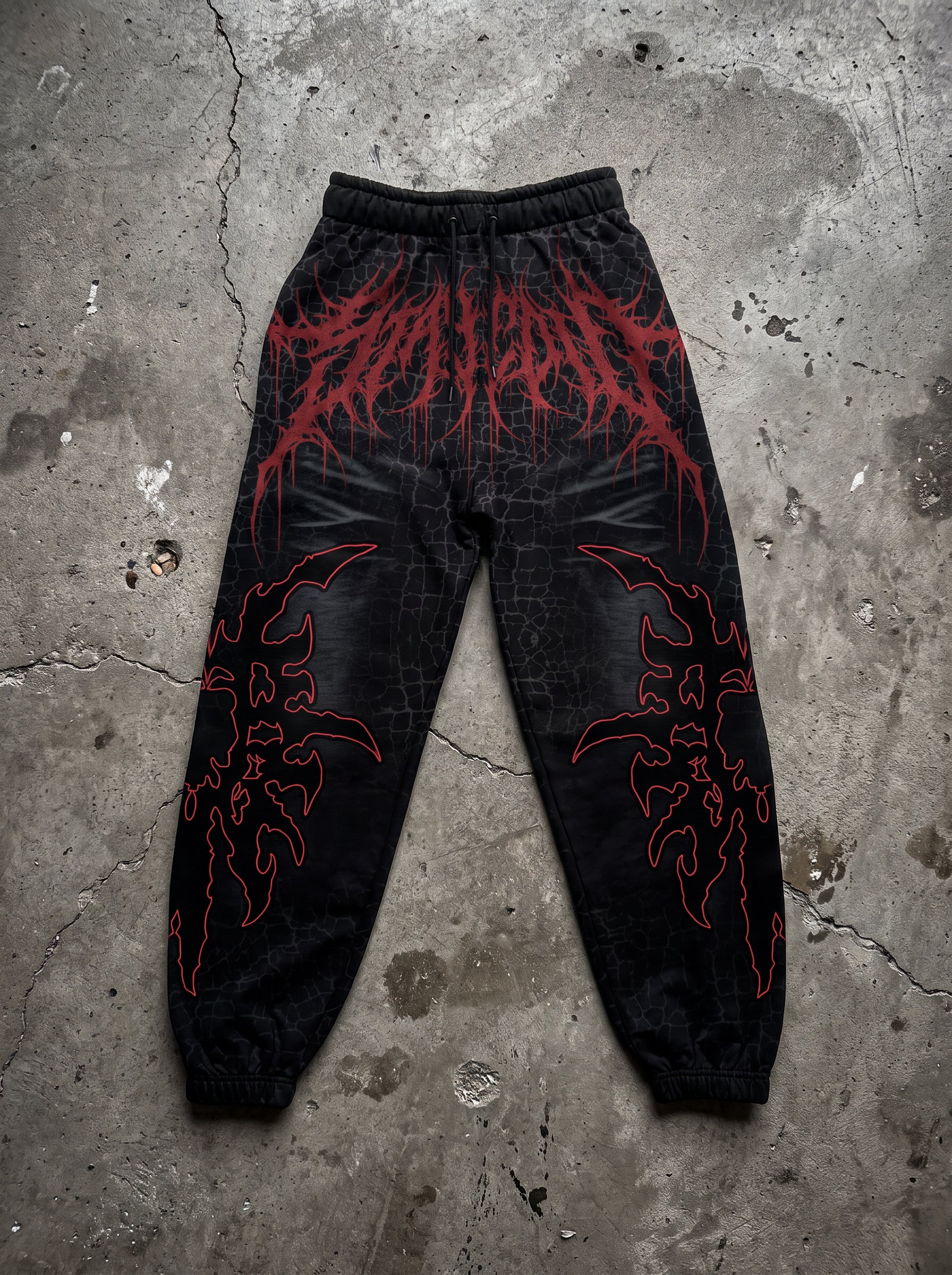 Warforged (Black) - Sweatpants (350GSM)