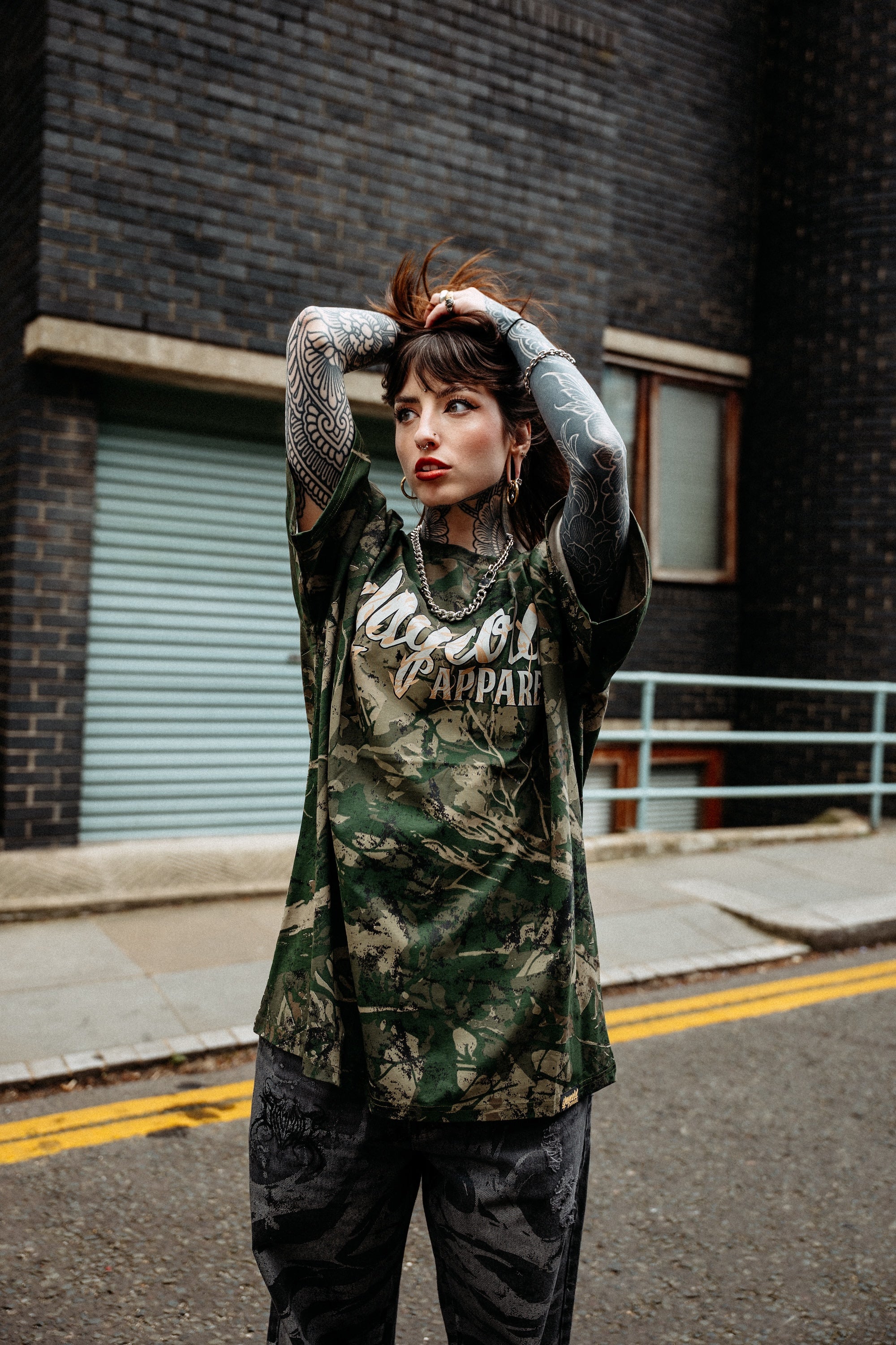 Witchfire (camo) - Oversized T-Shirt (200GSM)