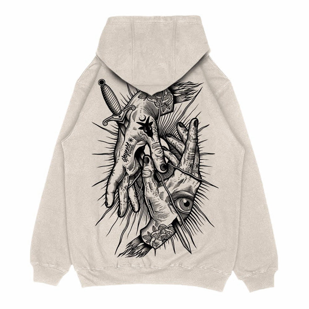 Think Twice - Oversized Hoodie - HALL OF FAME