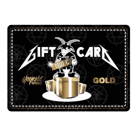 GOLDEN Gift Card Mockup