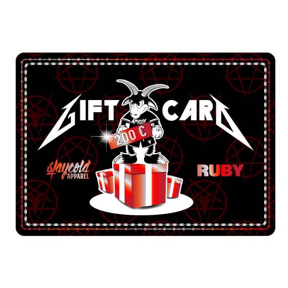 RUBY Gift Card Mockup