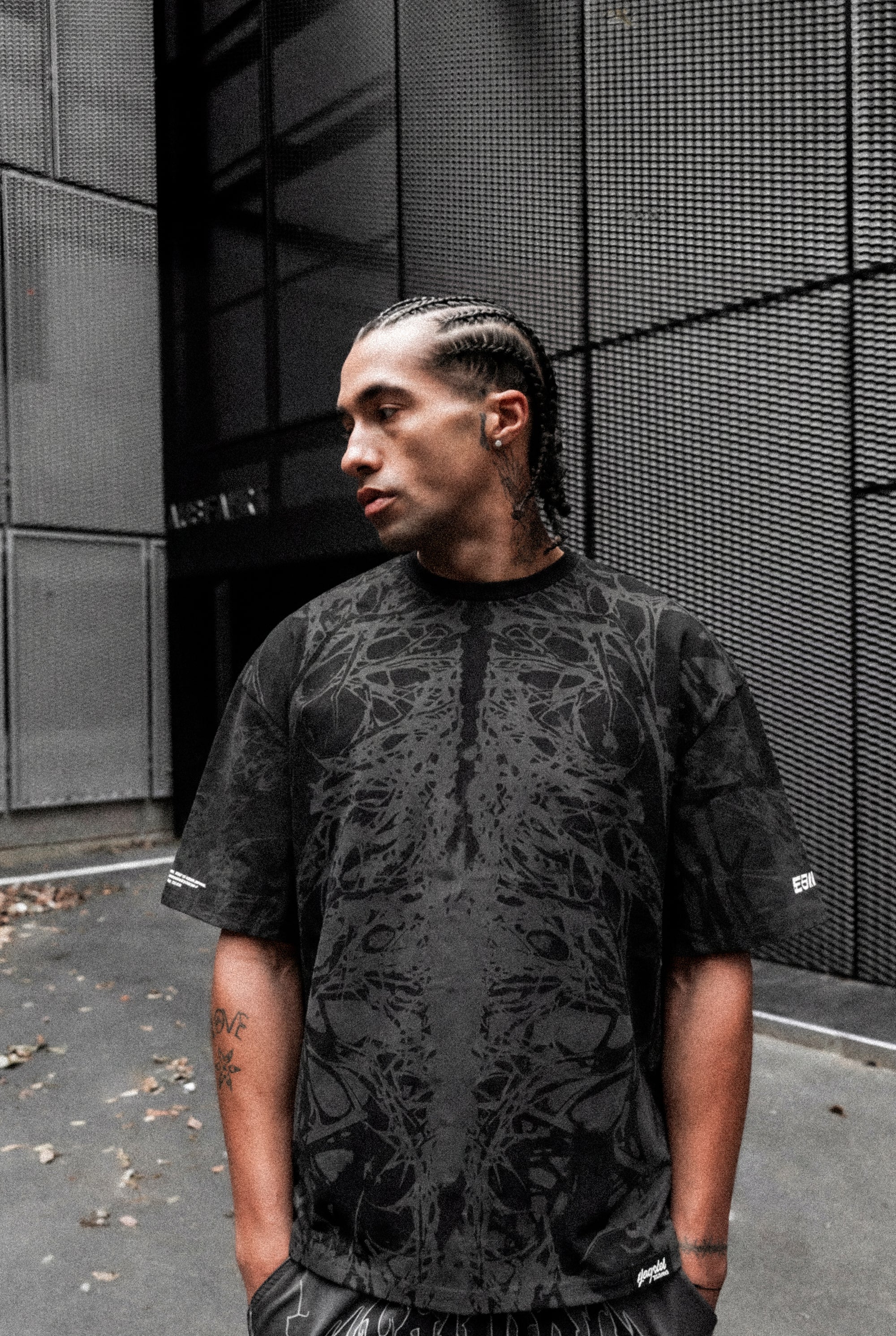 Deathwood (dark grey) - Heavy Oversized T-Shirt (250GSM)