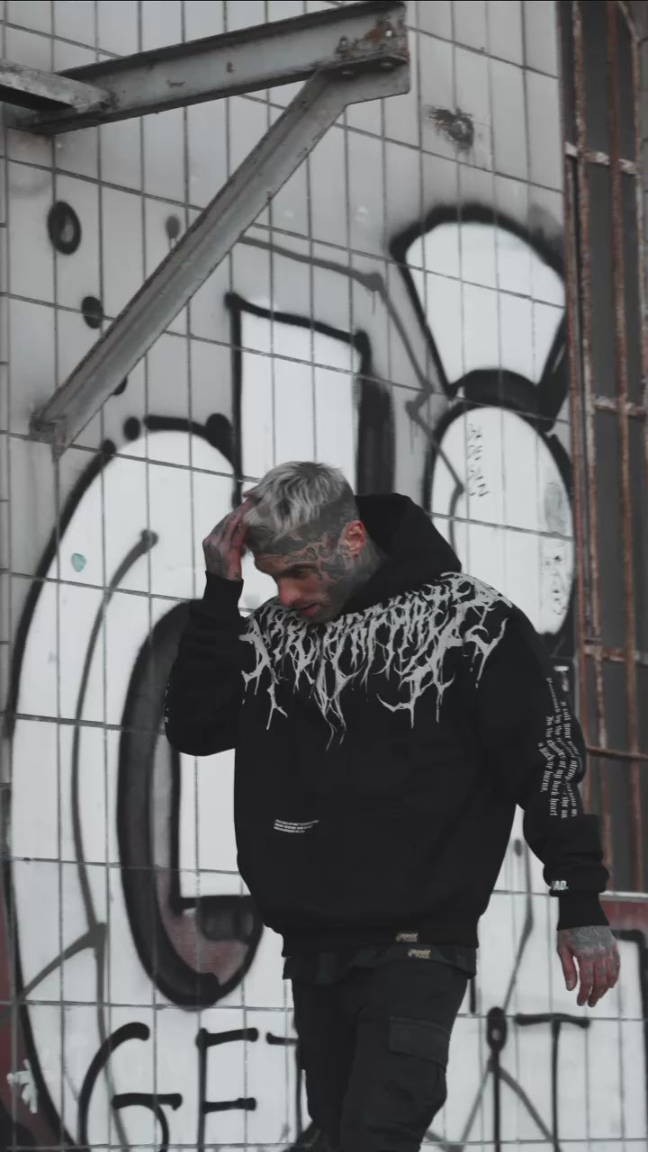 Reign of Blood (3M Reflective) - Heavy Oversized Hoodie 400GSM