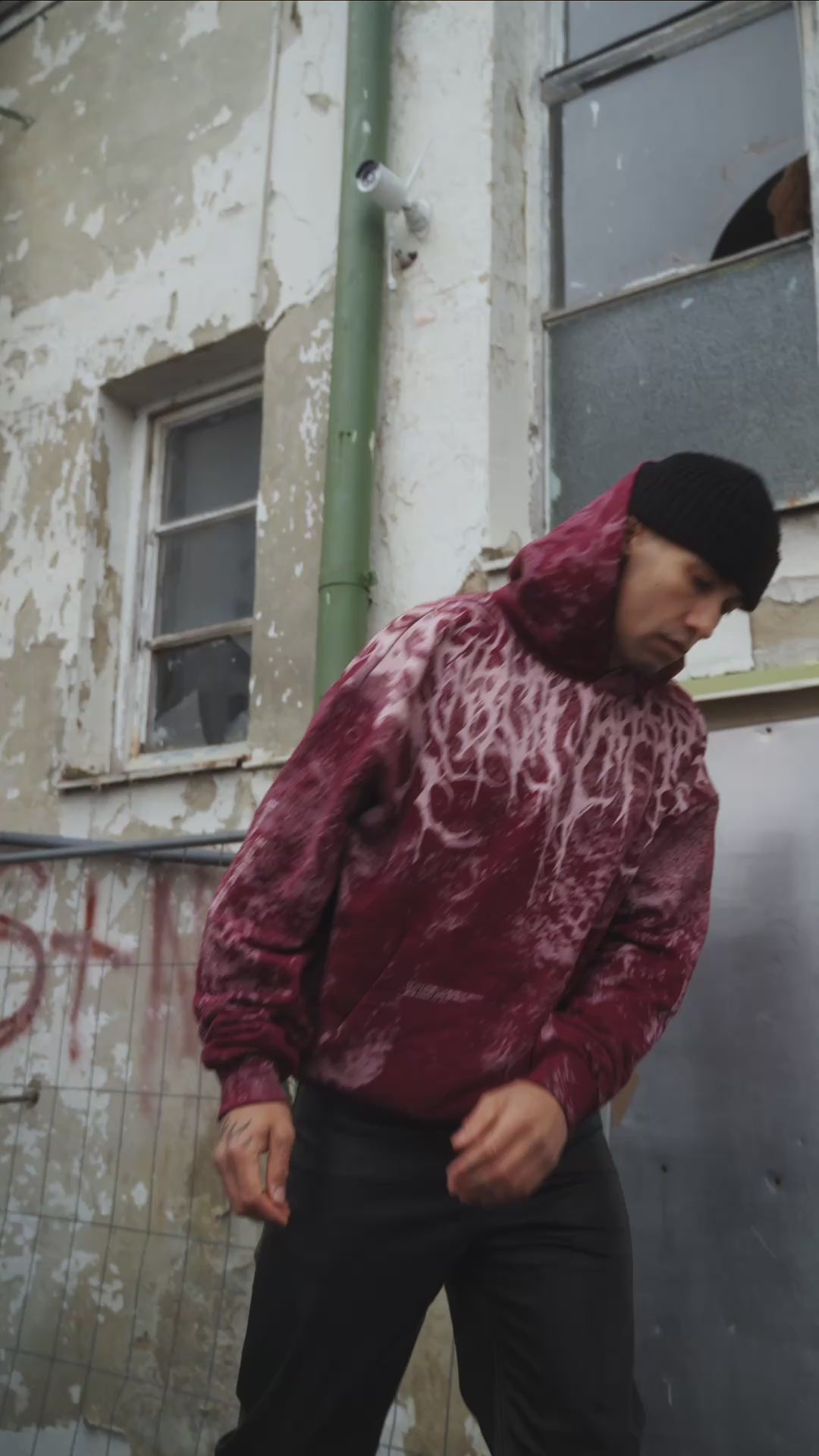 Reign Of Blood (rusty red) - Oversized Hoodie (350GSM)