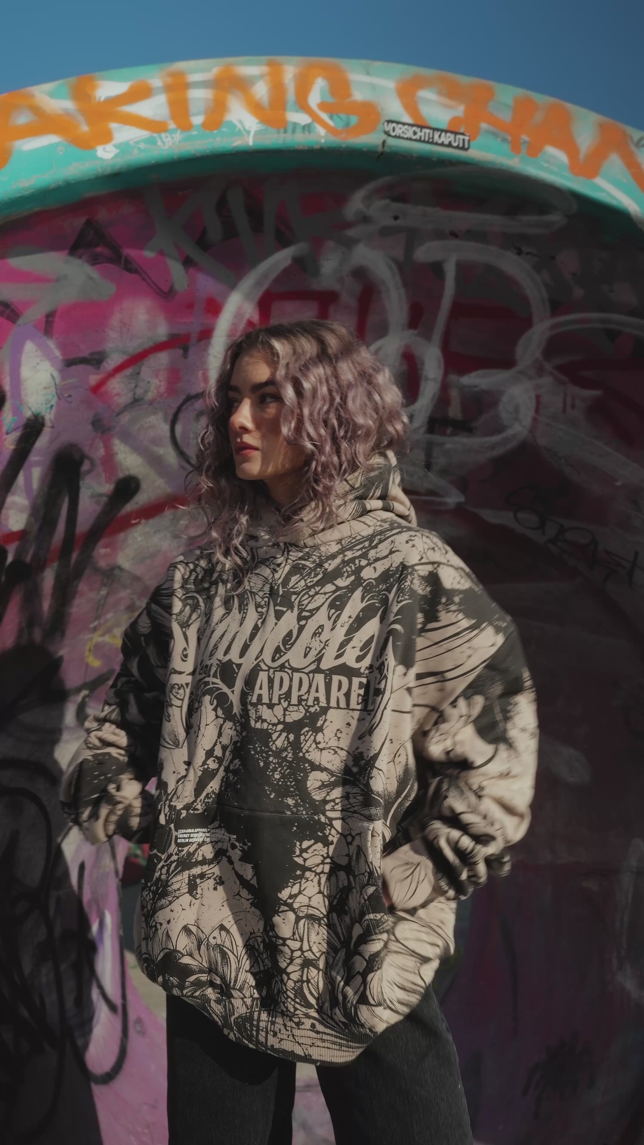 Bloomwound (allover) - Oversized Hoodie (350GSM)