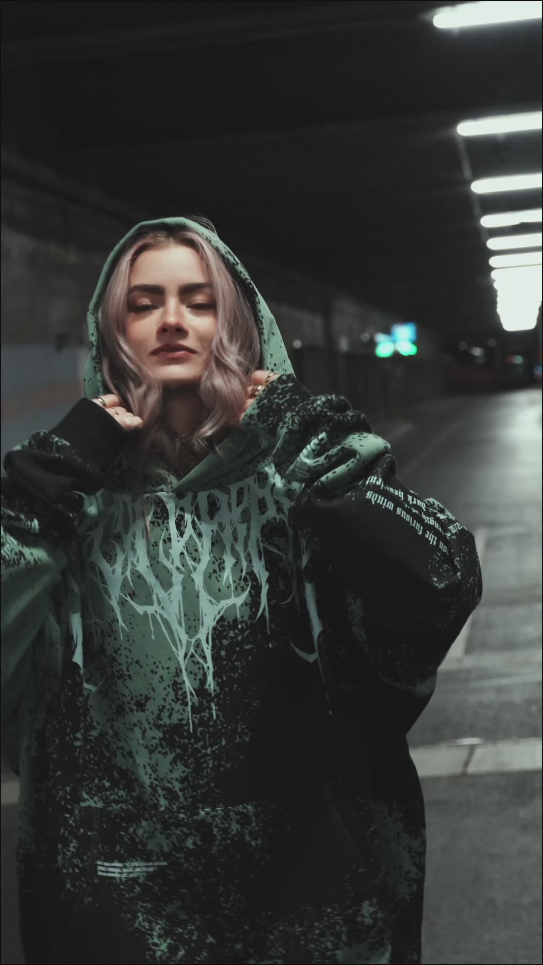 Reign Of Blood (Menthol) - Oversized Hoodie (350GSM)
