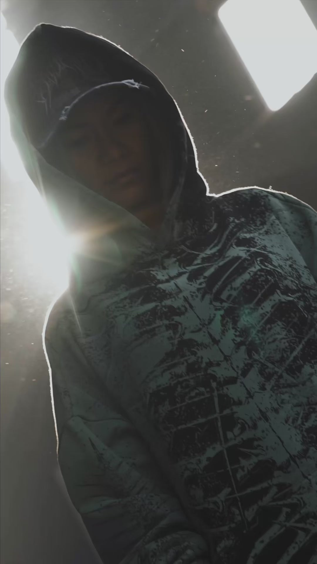 Lineage Of Dusk (Menthol) - Heavy Oversized Hoodie (400GSM)