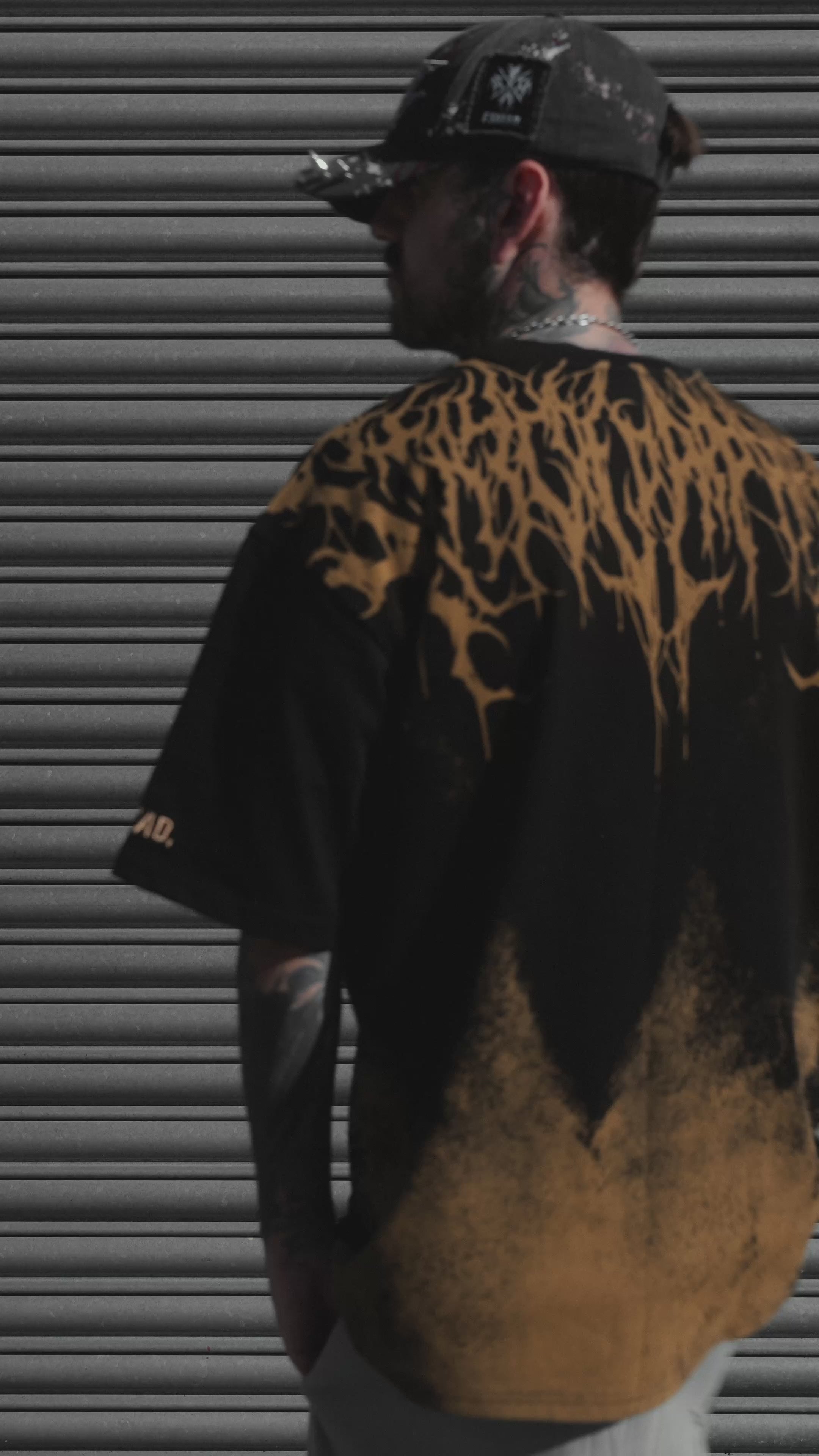 Reign Of Blood (Ocker) - Oversized T-Shirt (250GSM)