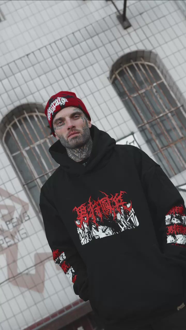 Samurai Demon - Oversized Hoodie