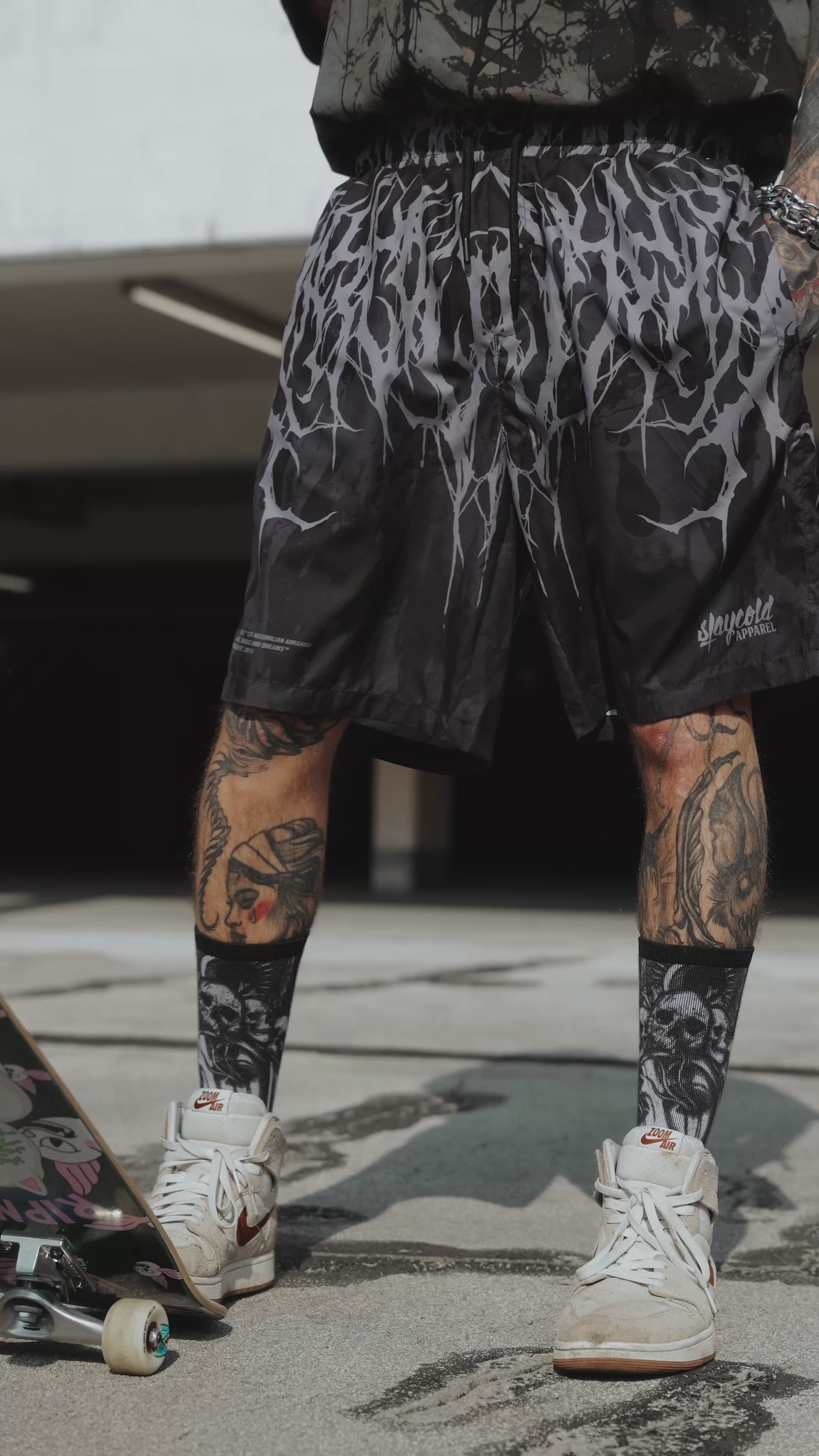 Reign Of Blood (grey dye) - Boardshorts