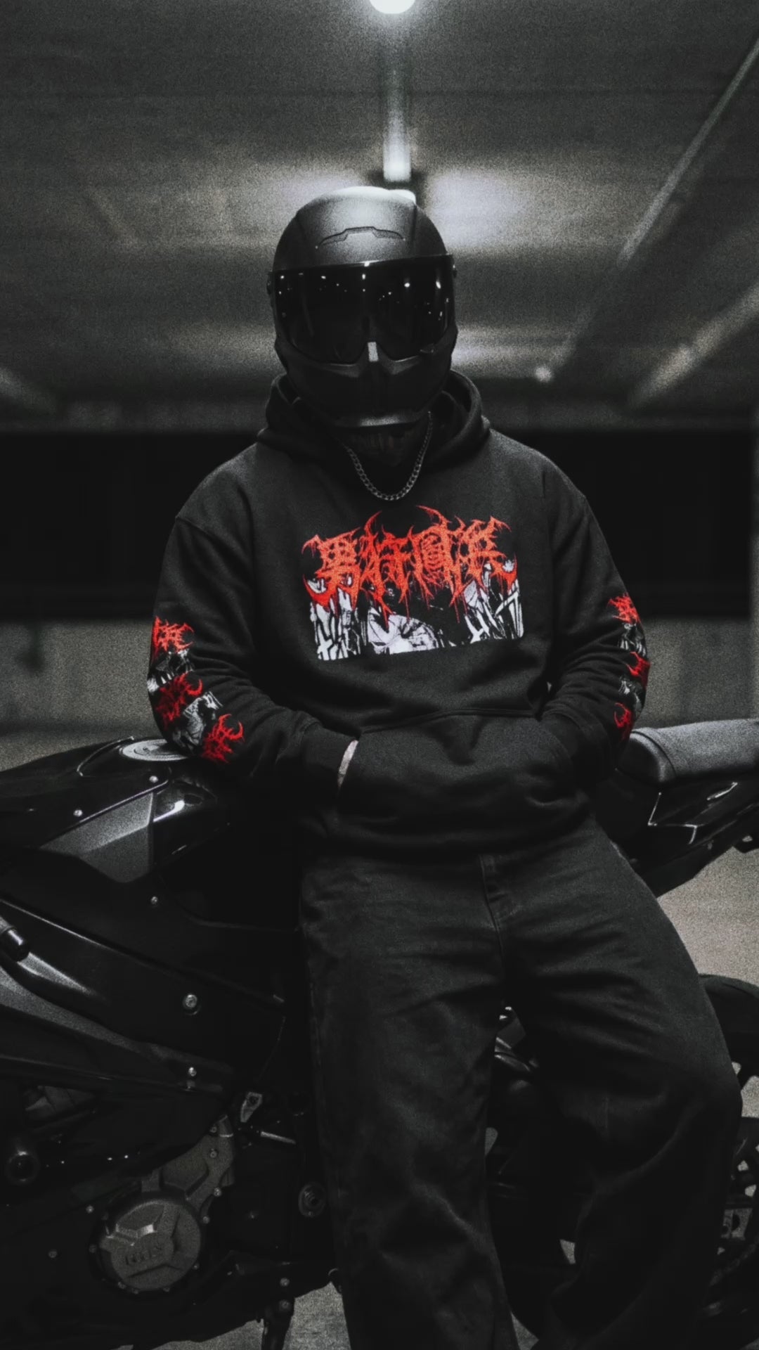 Samurai Demon - Oversized Hoodie