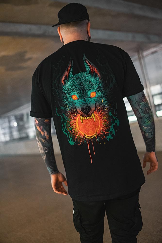Wolf Swallowed The Sun - Oversized T-Shirt