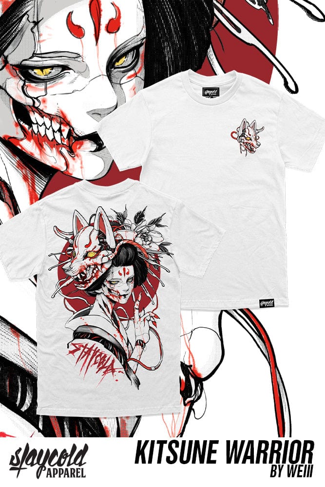 Kitsune Warrior - T-Shirt